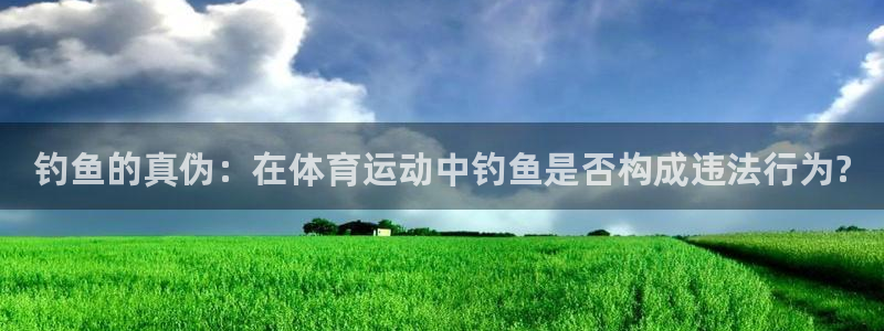 xc体育app官方网站：钓鱼的真伪：在体育运动中钓鱼是否构成违法行为?